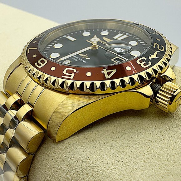 NEW Invicta Pro Diver Quartz Men's Watch with Black Dial Root Beer Bezel Water - Picture 4 of 9